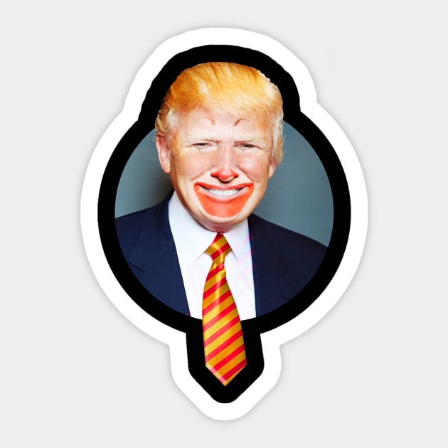 McDonald Trump 01 Sticker by Vin Zzep